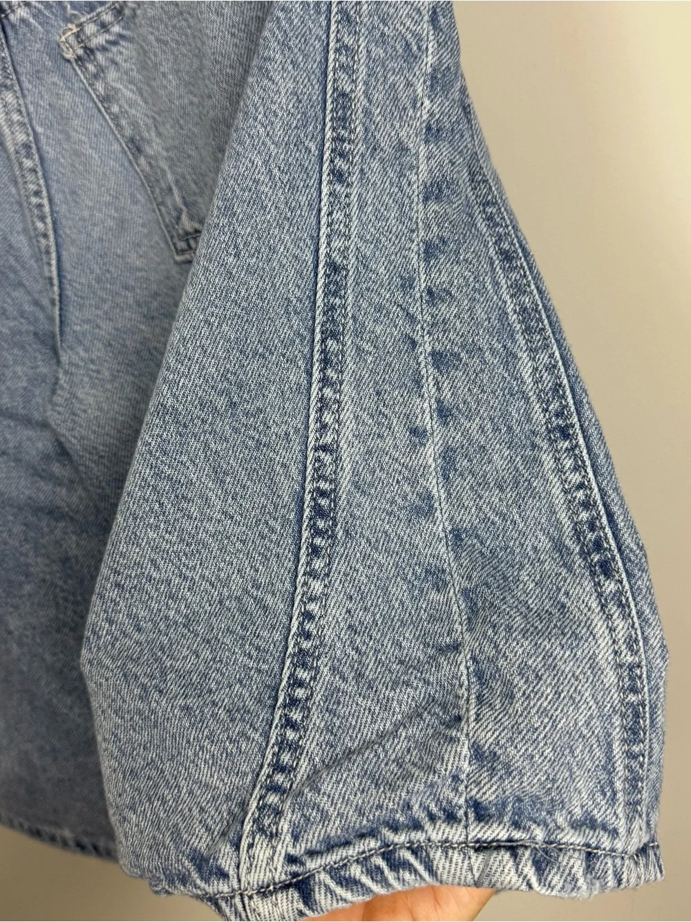 FOREVER 21 | High-Rise Light Blue Denim Baggy Bermuda Shorts Women’s Size 25 (0)